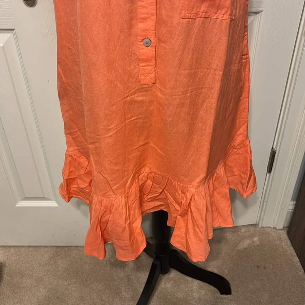 Elan Sleeveless Ruffle Trim Dress - Picture 4 of 11